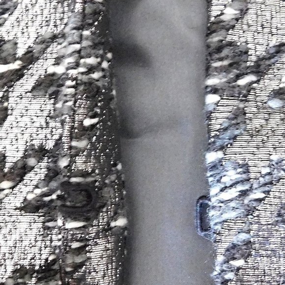 NWT J. Crew "Phoebe" Wool- Metallic Houndstooth Jacket - Picture 4 of 10